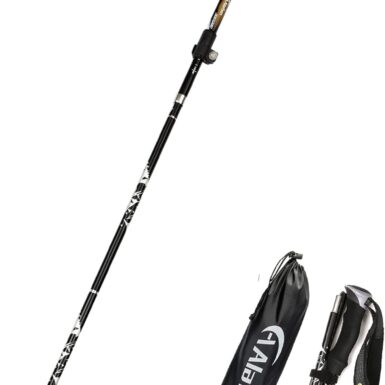 A ALAFEN Aluminum Collapsible Ultralight Travel Trekking Hiking Pole for Men and Women (Fits 5'3" - 6'2")