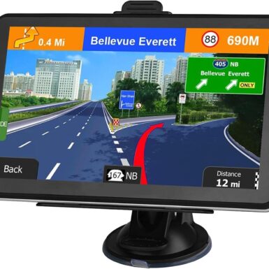 GPS Navigator for Car Truck RV,7 inch Touch Screen Latest 2026 Map,Support Voice Turn Direction Guidance/Speed and Red Light Warning/Custom Truck Routing (Free Lifetime Updates)